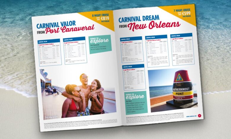 Carnival markets upgrades through travel agents