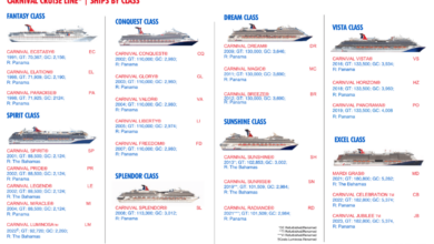 Carnival sensation and ecstasy leaving fleet