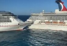 Carnival ship damaged in st kitts