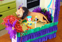 Carnival floats out mardi gras