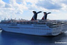 Carnival fantasy cancels sailing after barge strikes hull