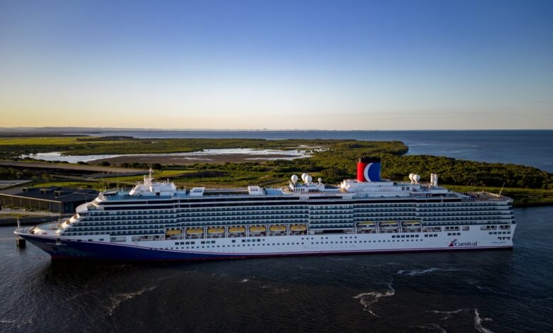 Carnival luminosa emerges drydock