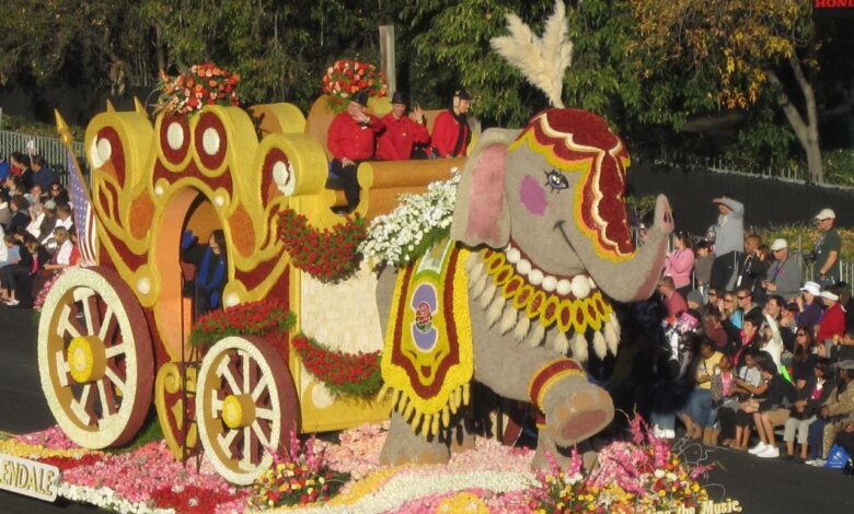 Carnival makes rose parade debut