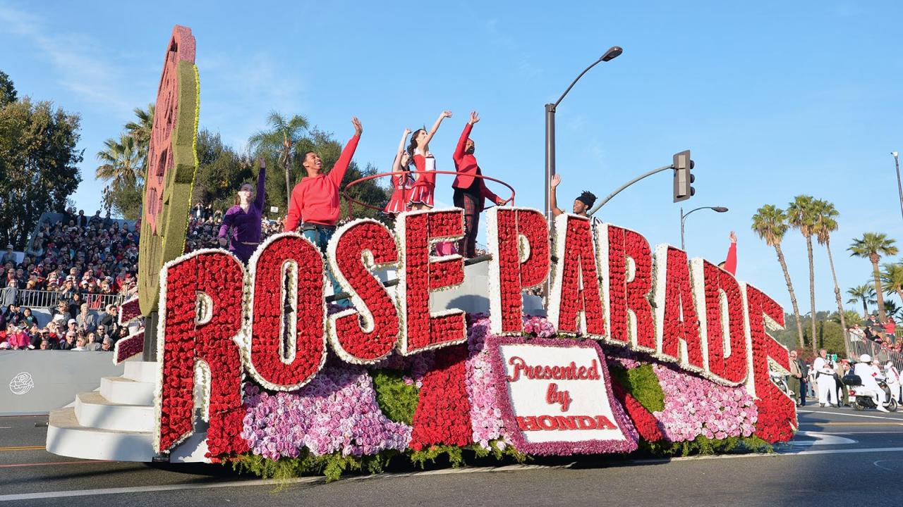 Floats beck dairy 128th advisory participates robyn Carnival makes rose parade debut