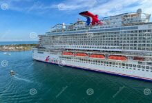 Mardi gras cruise ships canaveral arrives submerged fully encounters modified cruisehive
