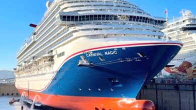 Carnival paradise is docked until aug 13