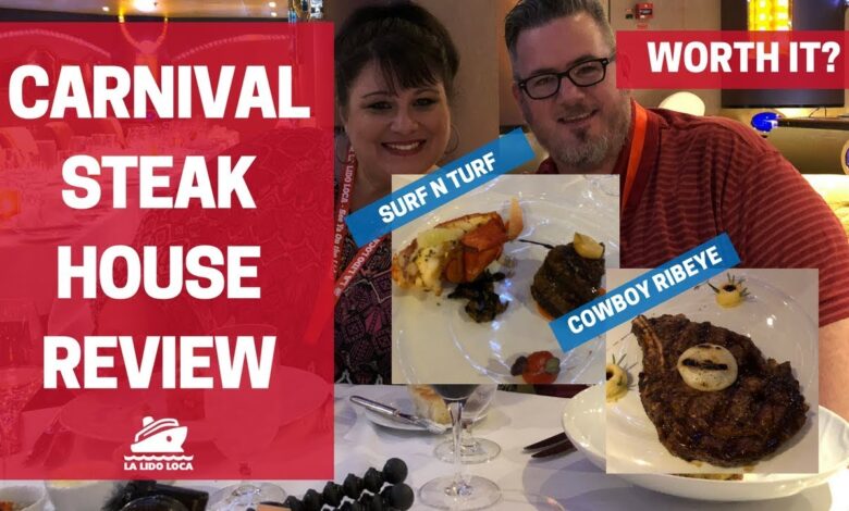 Carnival raises cover charge for steakhouse