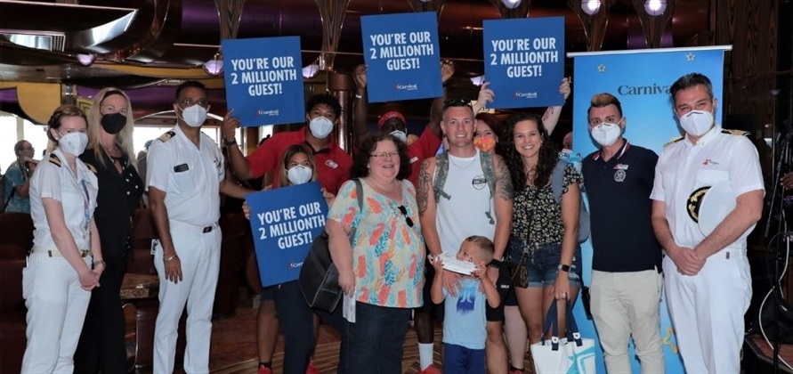 Carnival reports record bookings on 2 days in feb