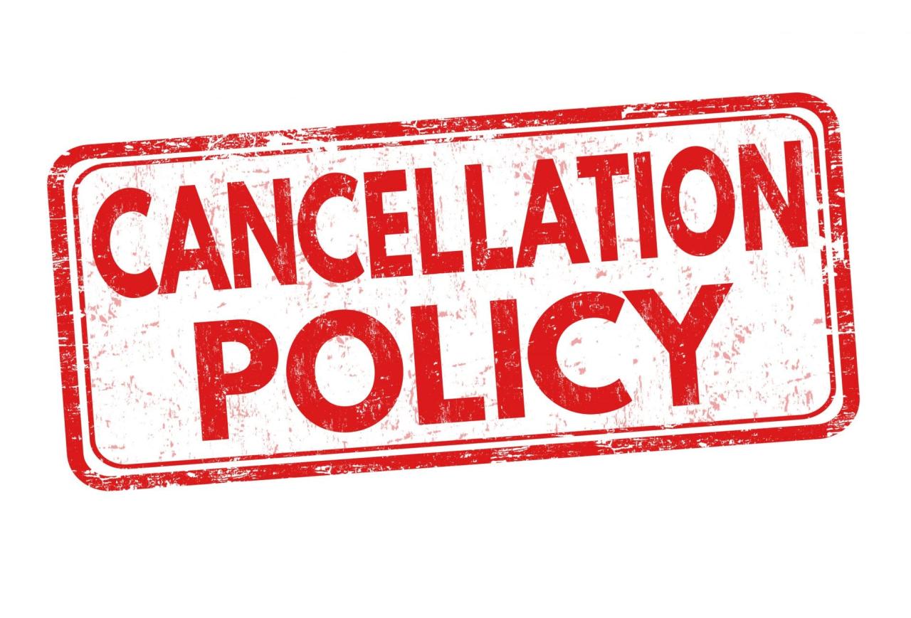 Cancellation policy template refund templates pdf business Carnival stiffens cancellation policy