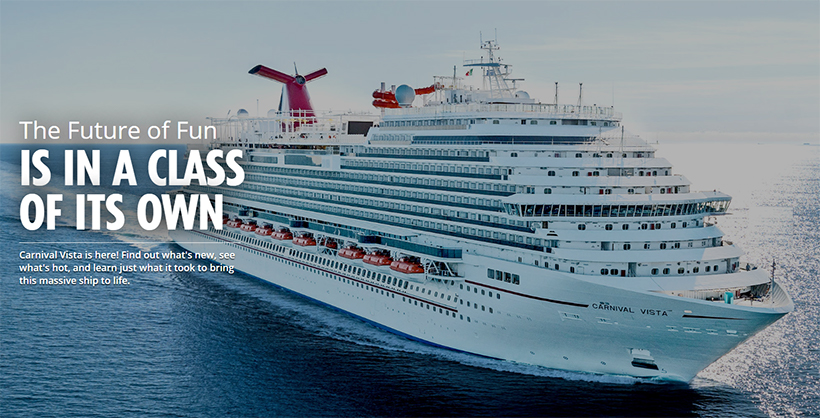 Cruises voyages Carnival to feature tobago on long cruises