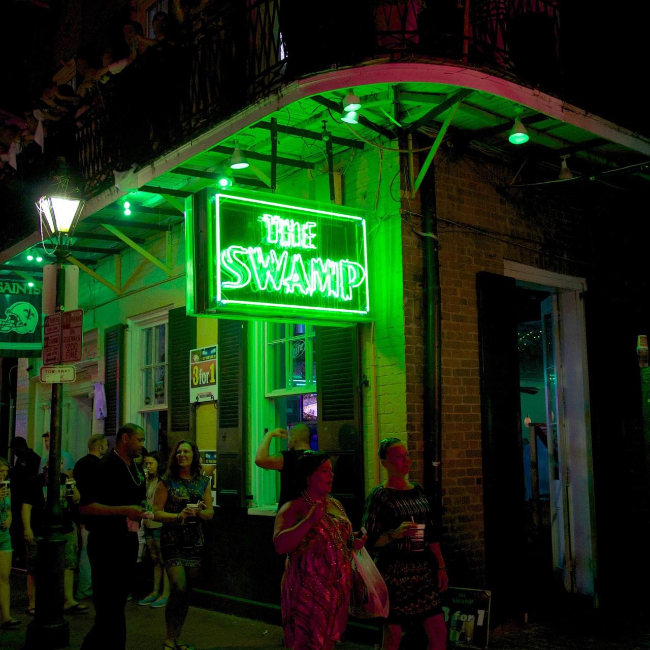 Bourbon street at arms length at royal sonesta