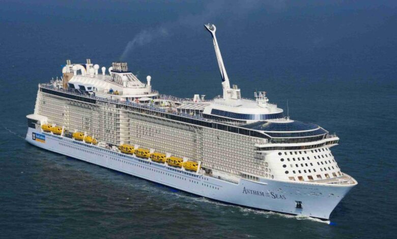 Anthem of the seas christened