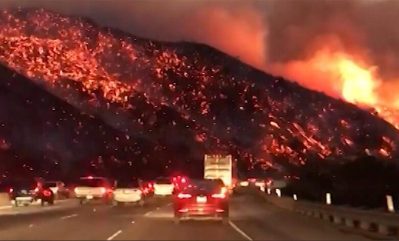 California destinations inform where fires burn