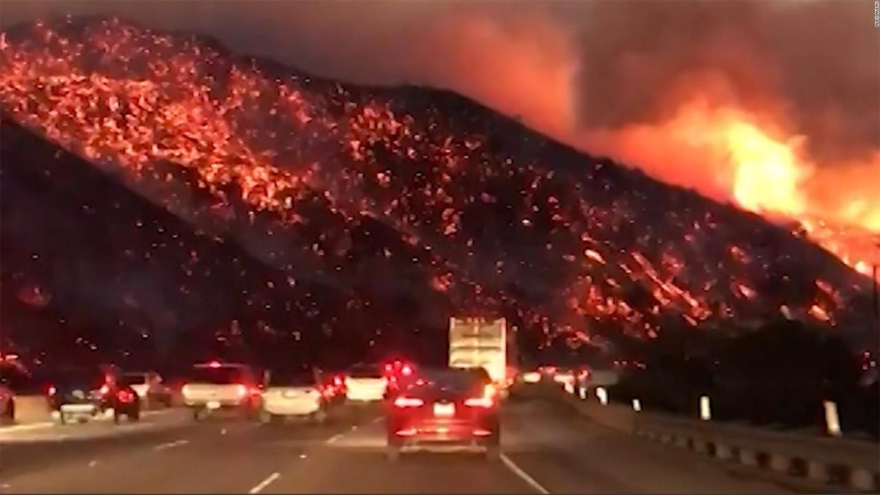 California destinations inform where fires burn