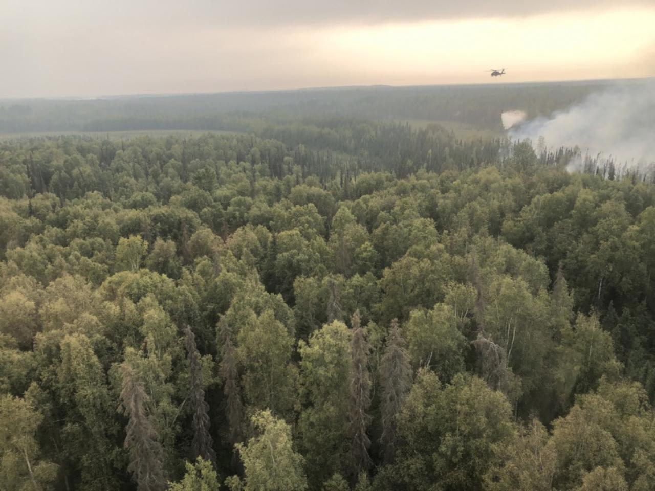 Alaska wildfire disrupts operations hal resort