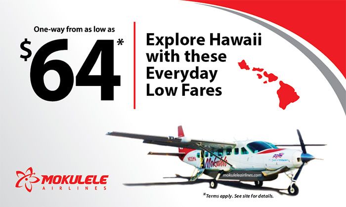 All s fare as mokulele hawaiian roll out interisland promotions