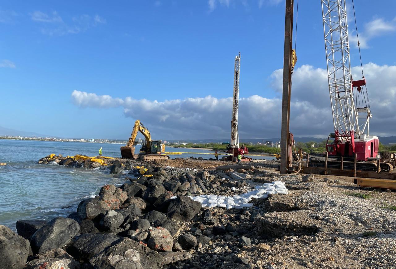 Caribbean islands assessing sandy fallout