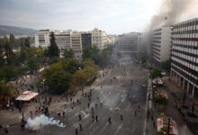 Athens hotels damaged in youth riots