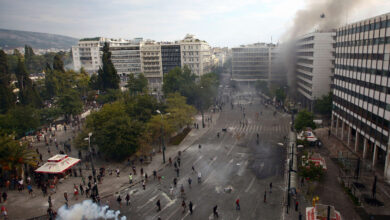 Athens hotels damaged in youth riots