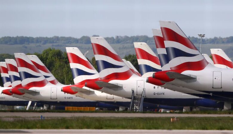 Ba puts europe departures on sale