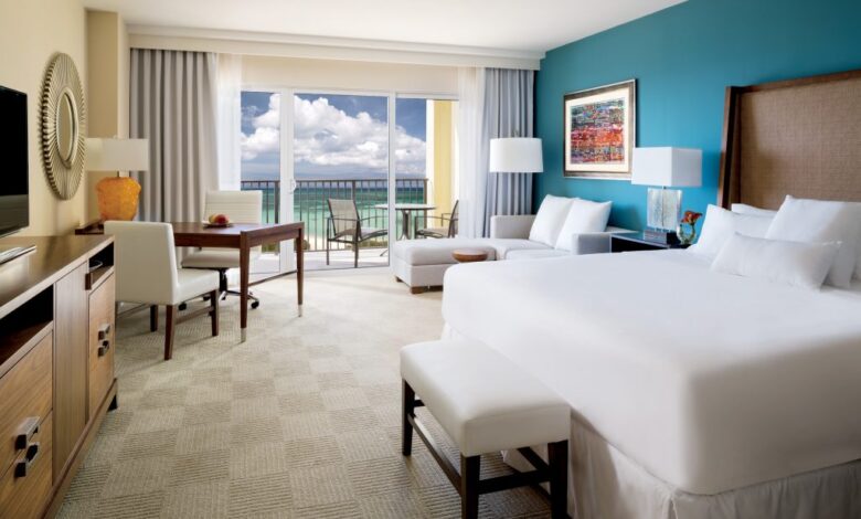 Aruba ritz carlton prepares itself opening tourism authority visitaruba hospitality breathes head slide appears its