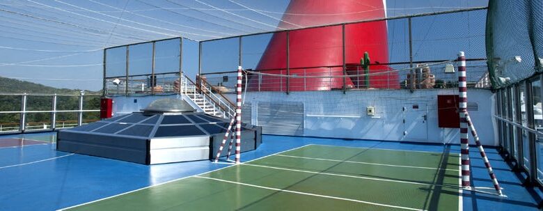 Carnival conquest pickleball court