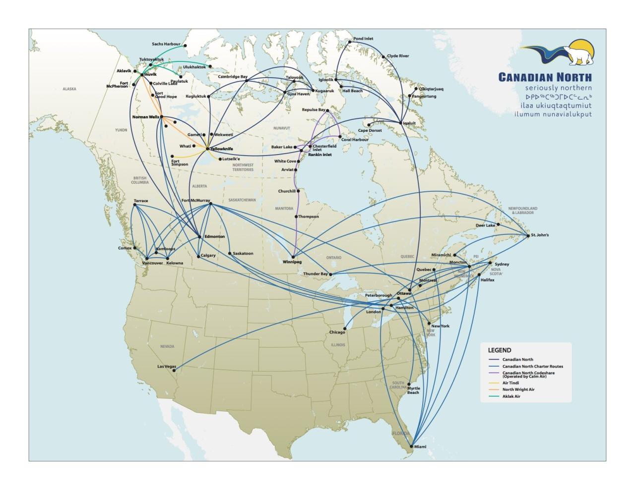 Air canada international routes for us travelers