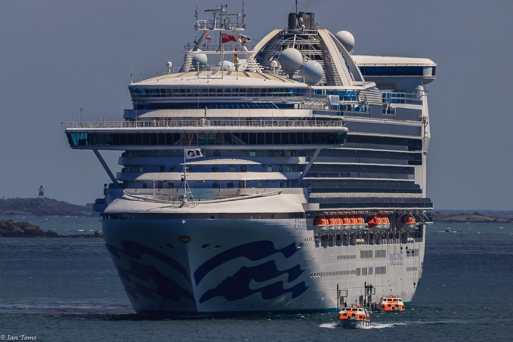 Caribbean princess clyde river photography throughout various seen times night day