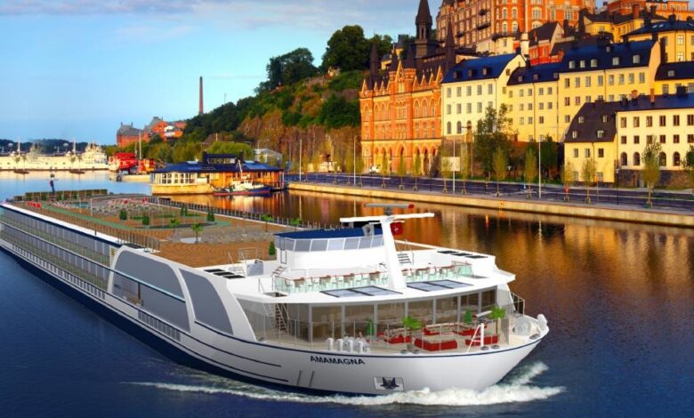 Ama waterways christens ninth european river ship