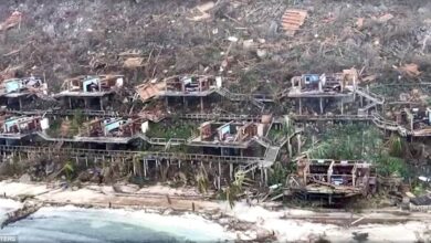 British virgin islands cleaning up after storm