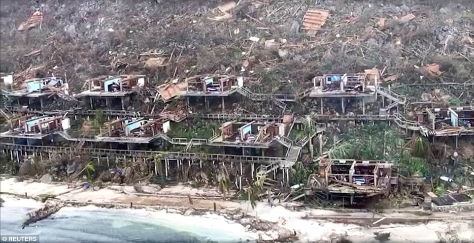 British virgin islands cleaning up after storm