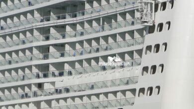 Bow placed on norwegian epic