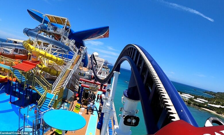 Carnival ship to have roller coaster
