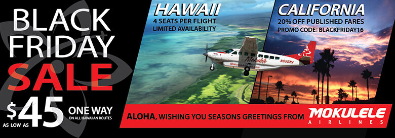 All s fare as mokulele hawaiian roll out interisland promotions