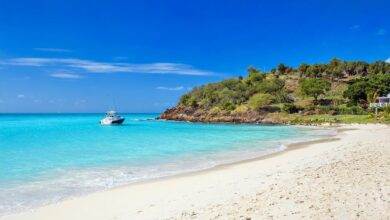 Bar beach antigua barbuda trail dennis