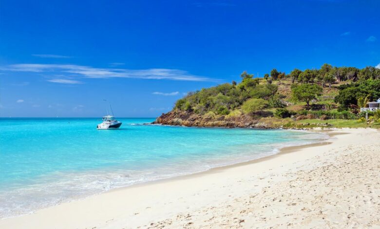 Bar beach antigua barbuda trail dennis