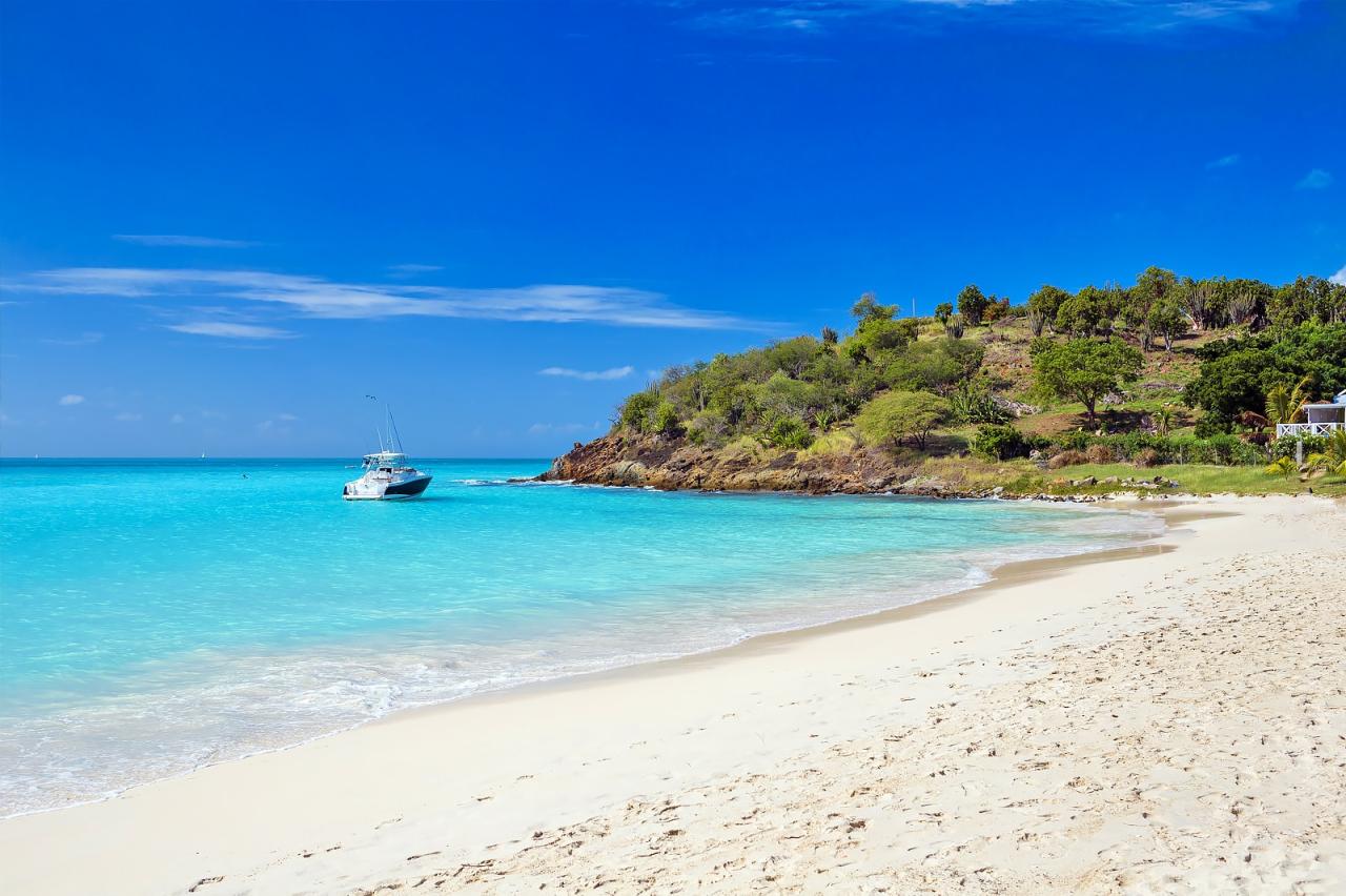 Bar beach antigua barbuda trail dennis