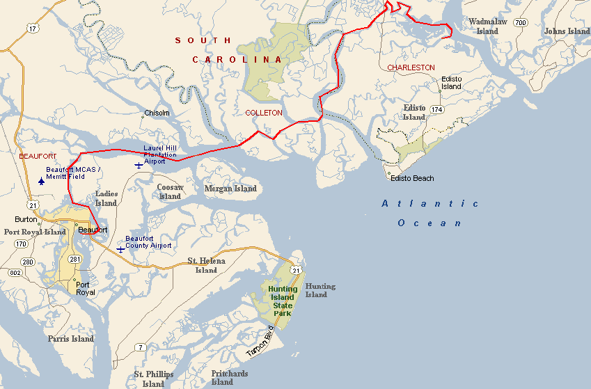 Accl sails intracoastal waterway