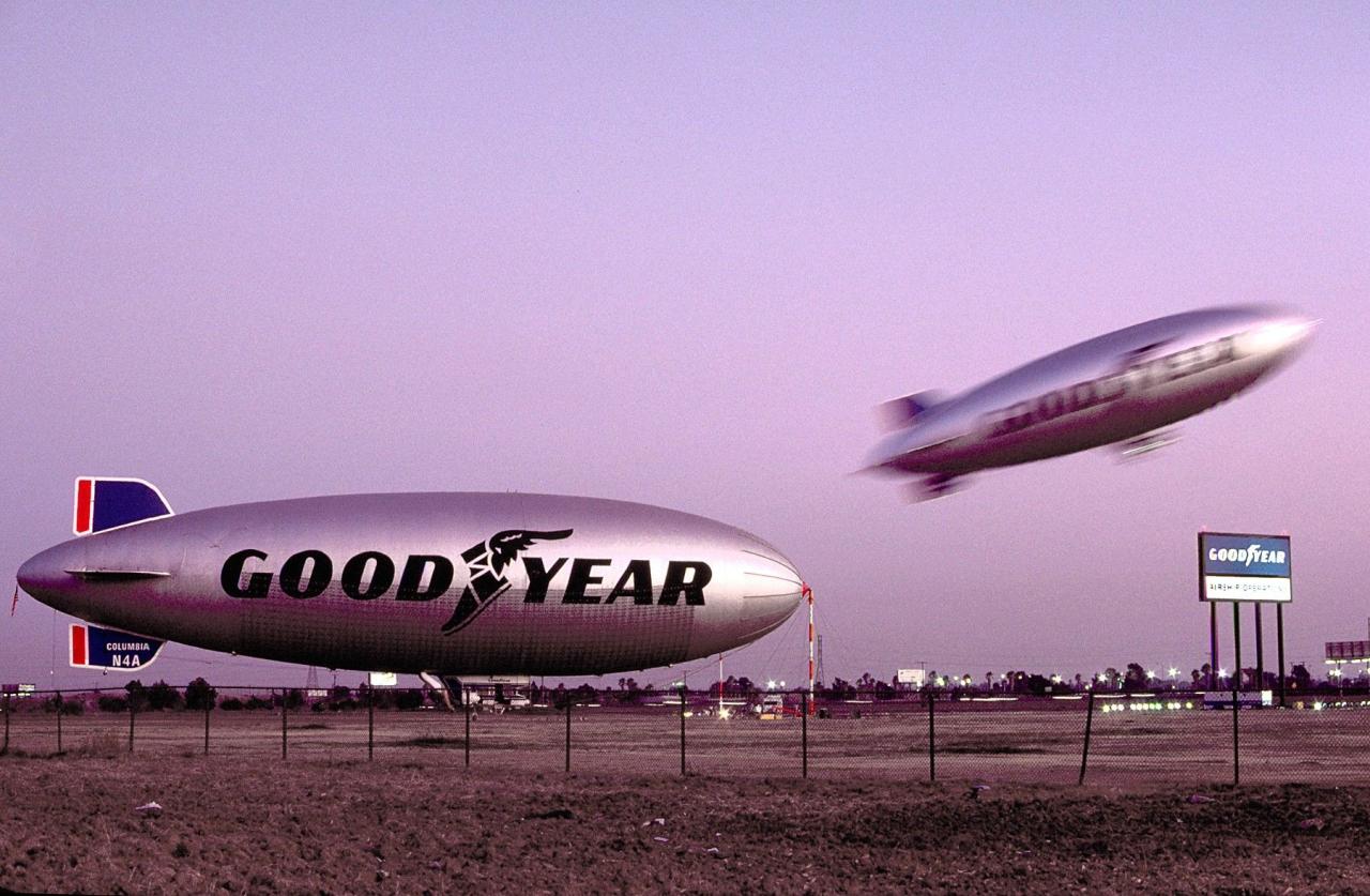 Carnival blimp heads california