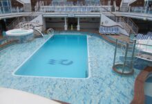 Caribbean princess family pool area getting redone