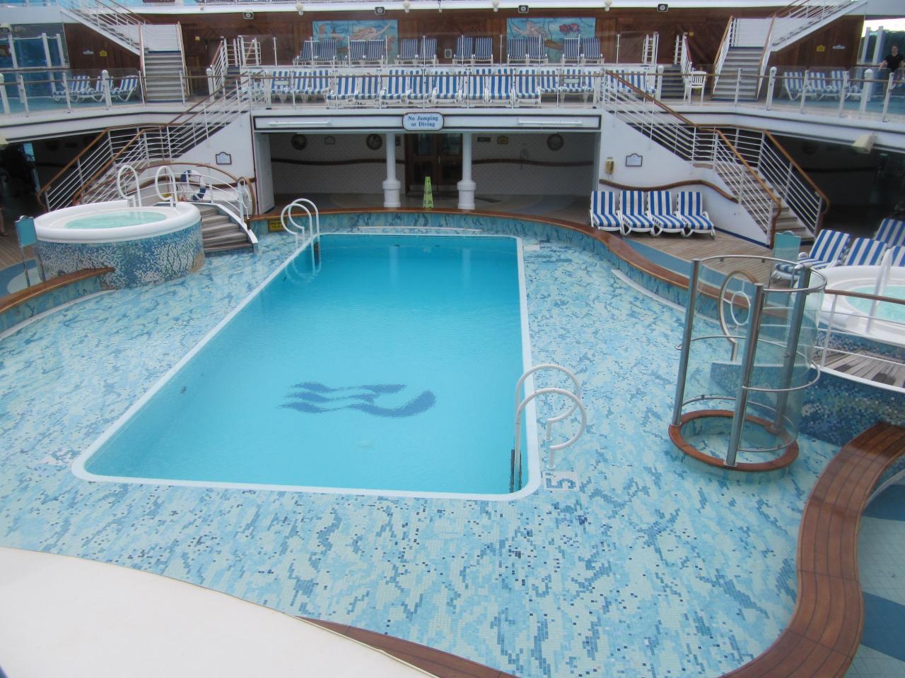 Caribbean princess family pool area getting redone