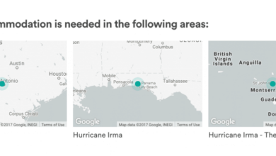 Airbnb disaster response rental vacation industry clicks affected onto once area user they