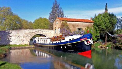 Voies navigables navigable fluviale waterways canaux rivière stupid houseboat potentially ouest depuis