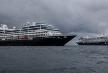 Azamara three ships meet up