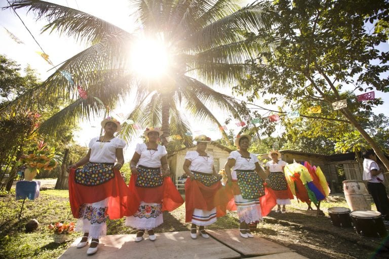 Belize palamar dancers prettiest caribbeanlifestyle blending btb