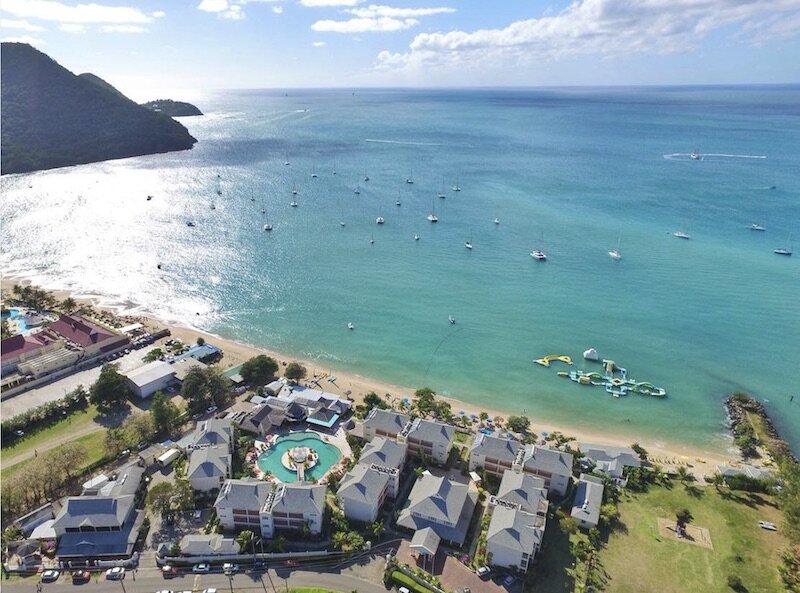 Bay gardens beach hotel opens on st lucia