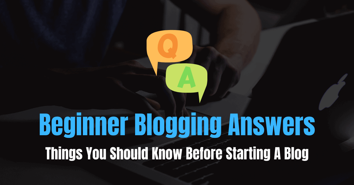 Blogging was the answer