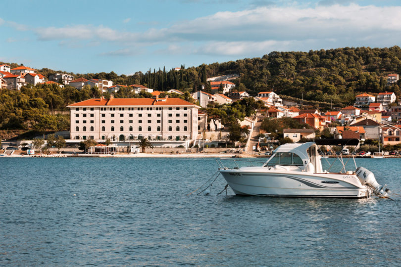 Brown beach house croatia opens