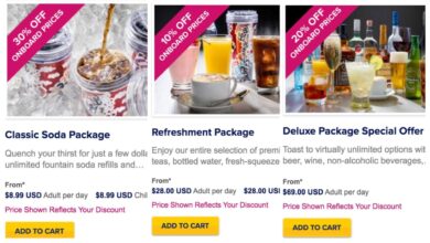Carnival raises price of beverage package