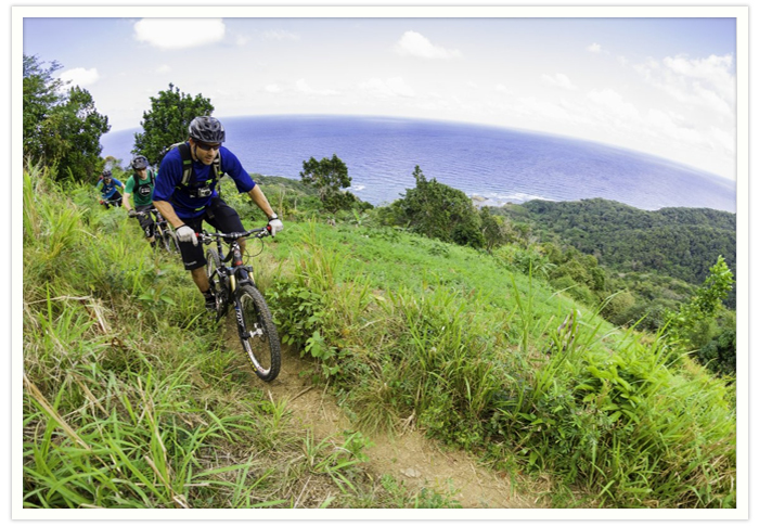 A cycling program for visitors speeds forward in jamaica